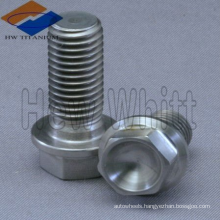 t titanium alloy threaded bolt Gr5